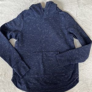 Tek Gear Ultrasoft fleece blue hoodie sweatshirt sz L